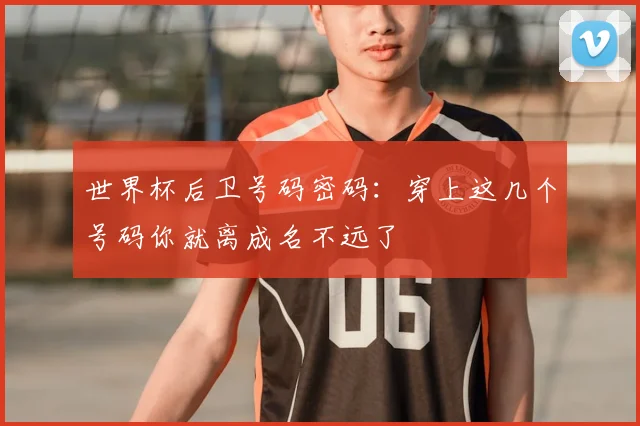世界杯后卫号码密码：穿上这几个号码你就离成名不远了